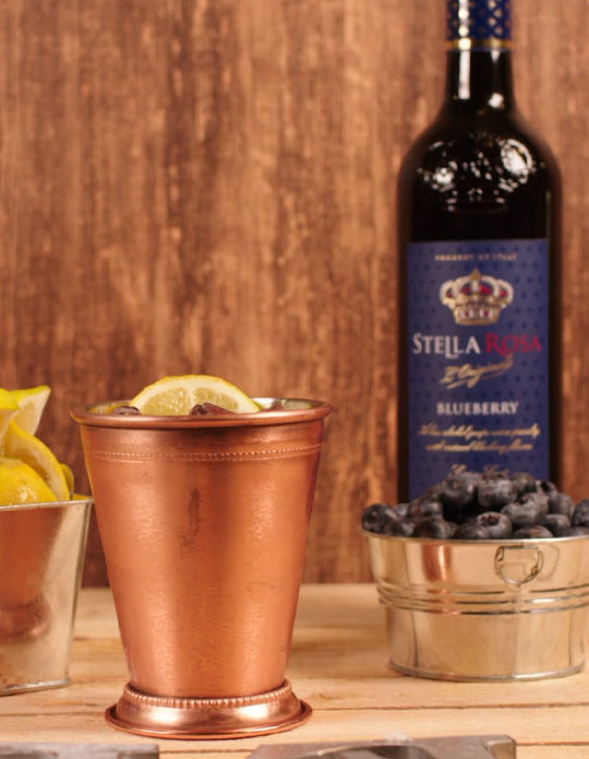 Lemon Blueberry Moscow Mule.